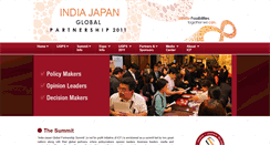 Desktop Screenshot of indiajapansummit.org